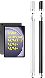 2PCS 2-in-1 Stylus Pen for Samsung Galaxy Tab A9+ Plus/A9/A8/A8 Plus/A7/A7 Lite, High Sensitivity &...