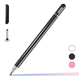Pen for Tablet, Capacitive Disc Tip Stylus Pencil & Magnetic Cap Compatible with All Touch Screens,...