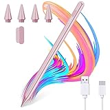 Stylus Pen for iPad (2018-2022), 5mins Charge, Palm Rejection, Tilting Detection, Magnetic...