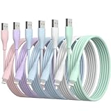 6Pack(3/3/6/6/6/10 FT) Original [Apple MFi Certified] iPhone Charger Fast Charging Lightning Cable...