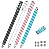 Stylus Pens for Touch Screens, Digiroot Upgraded High Sensitivity 0.2' & 0.24' Fiber Tip Stylus for...