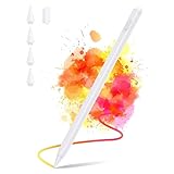 10Mins Fast Charge Stylus Pen for iPad (2018-2023), iPad Pencil 2nd Generation Compatible with Apple...