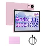10 Inch Tablet Android 15 Tablets with Case 4+16GB RAM+128GB ROM, 6000mah Battery 10 in Android...