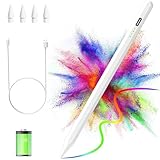 Stylus Pen for iPad 2018-2023 with Palm Rejection, Magnetic Stylus Pen, Active Pencil for iPad...