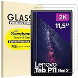 XunyLyee [2 Pack Screen Protector for Lenovo Tab P11 2nd Gen 11.5 Inch, Easy Installation Tempered...